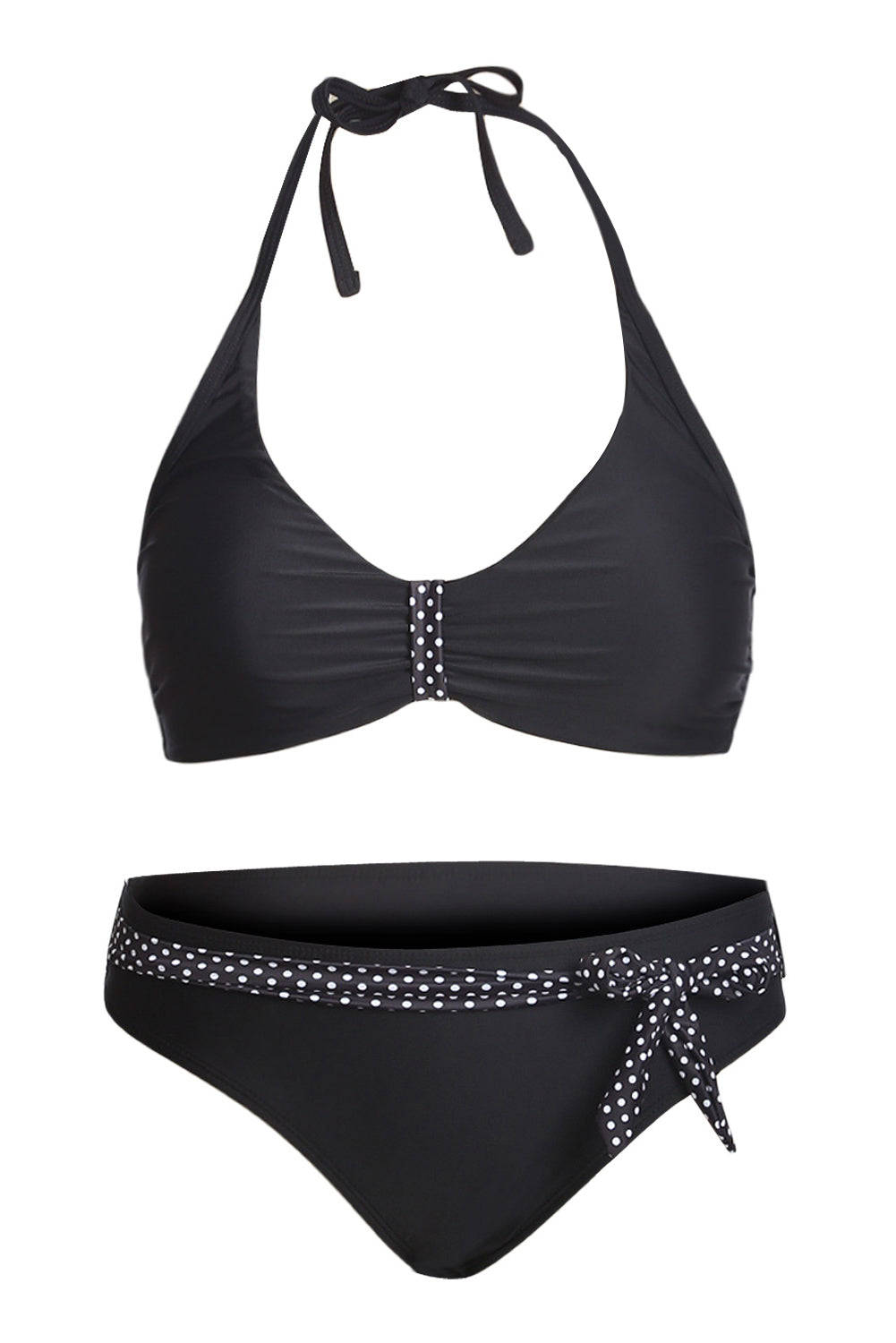 Black Buffalo Bikini with Contrast Details