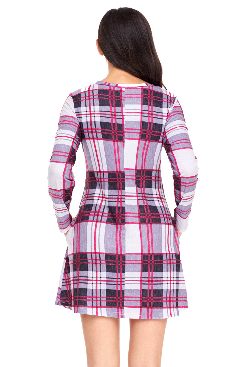 Preppy Plaid Mini Dress