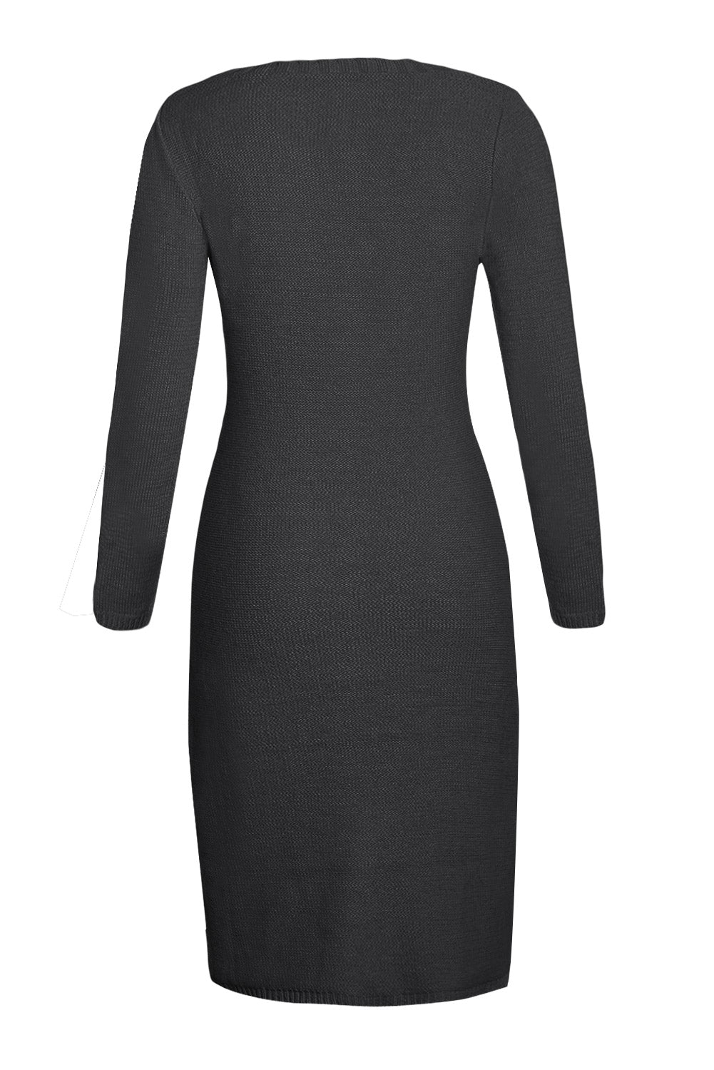 Black Women’s Hand Knitted Sweater Dress