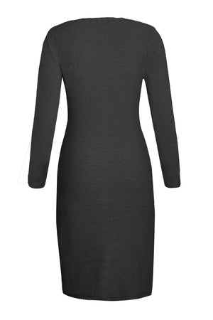Black Women’s Hand Knitted Sweater Dress