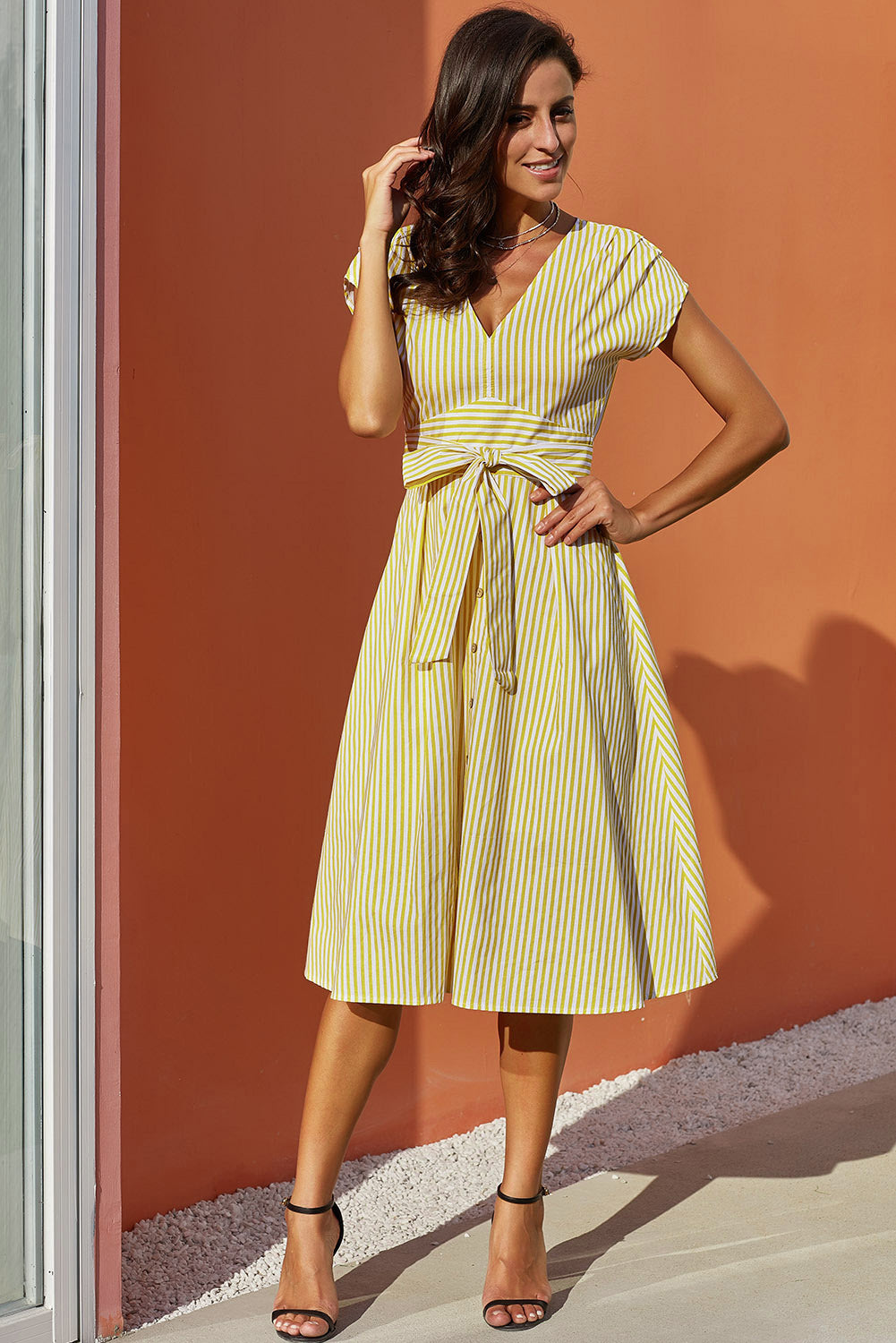 Yellow Prague Dress