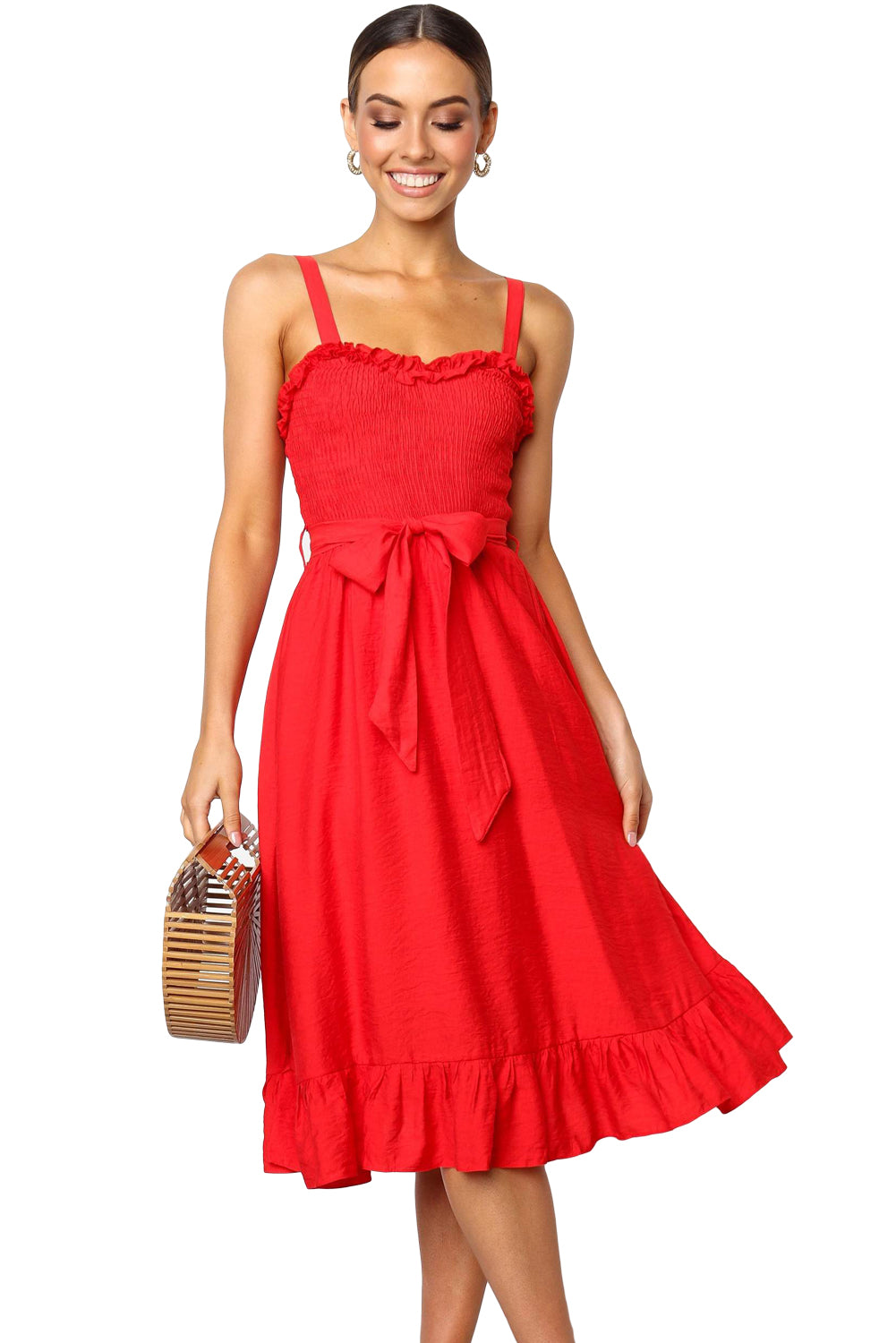 Red Arlette Dress