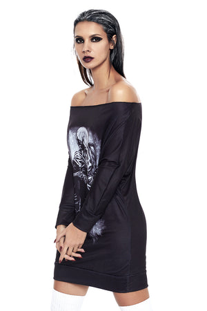Bandana Gangsta Girl Mini Jersey Dress