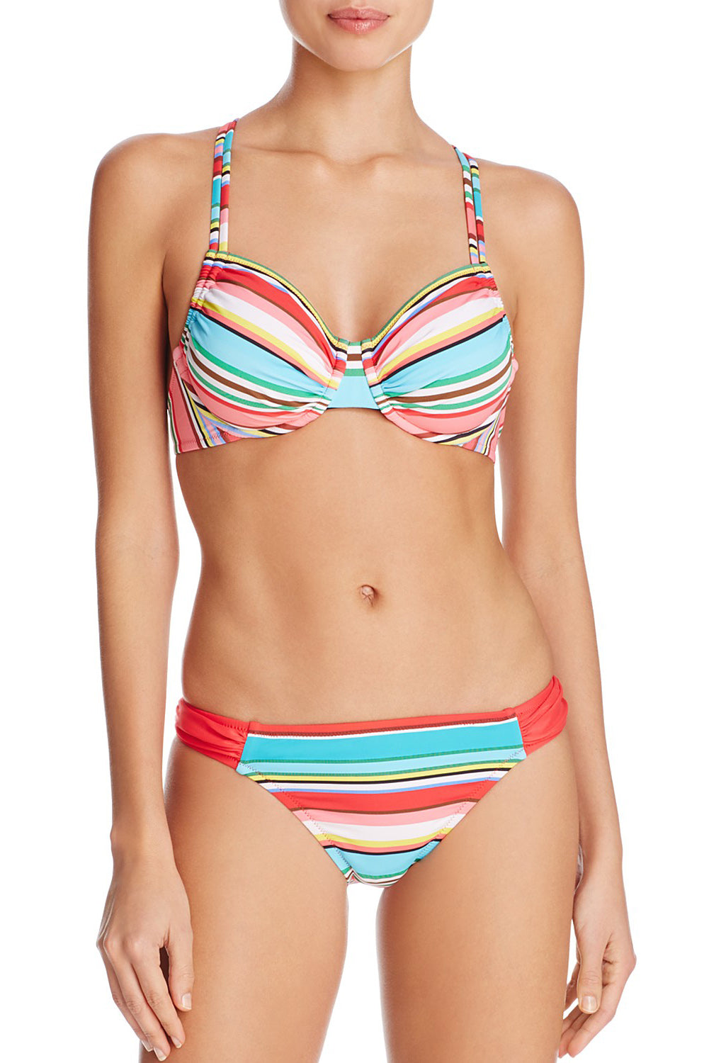 Sweet Candy Cane Two Piece Bikini Swimsuit