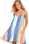 Fingers Crossed Blue Multi Dress