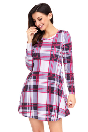 Preppy Plaid Mini Dress