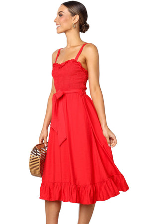 Red Arlette Dress