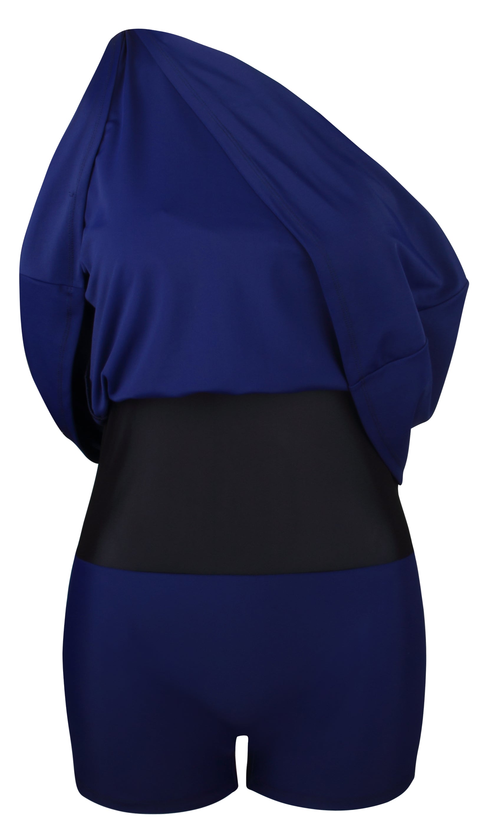 White Starlet Navy One-piece Swimdress