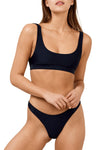 Black Sporty Fashion Bikini Bathing Suit