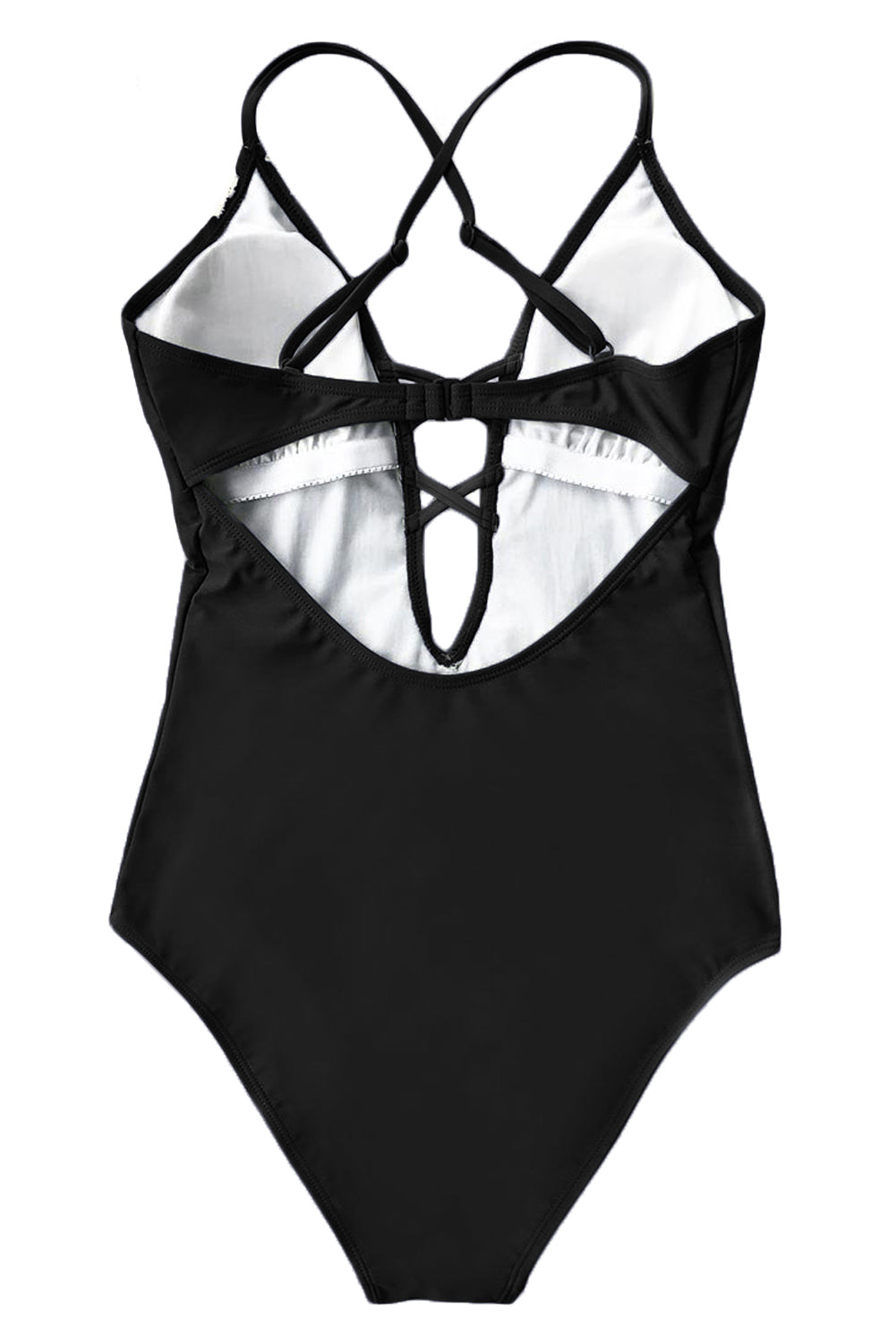Crochet Deep V Neck Maillot