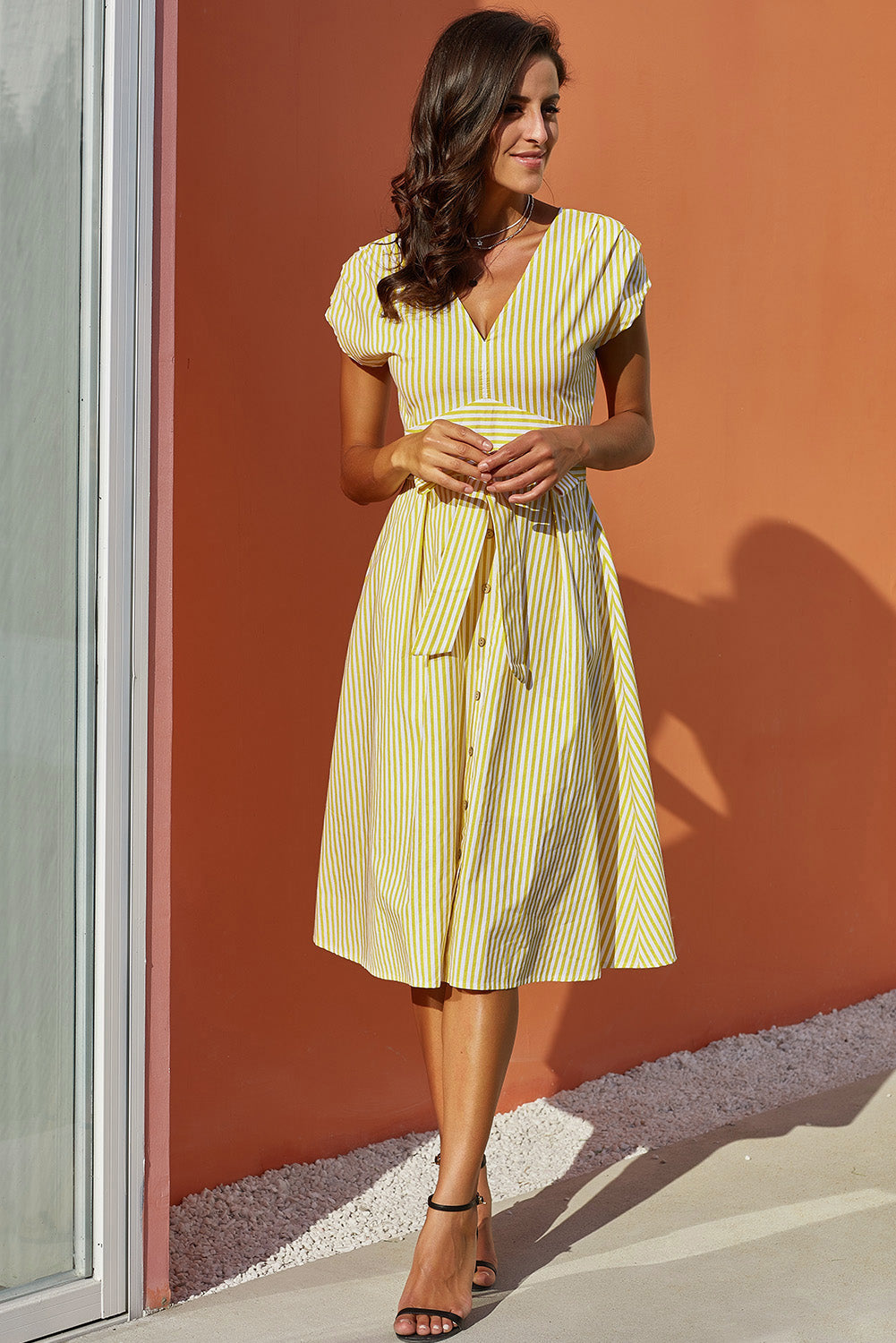 Yellow Prague Dress