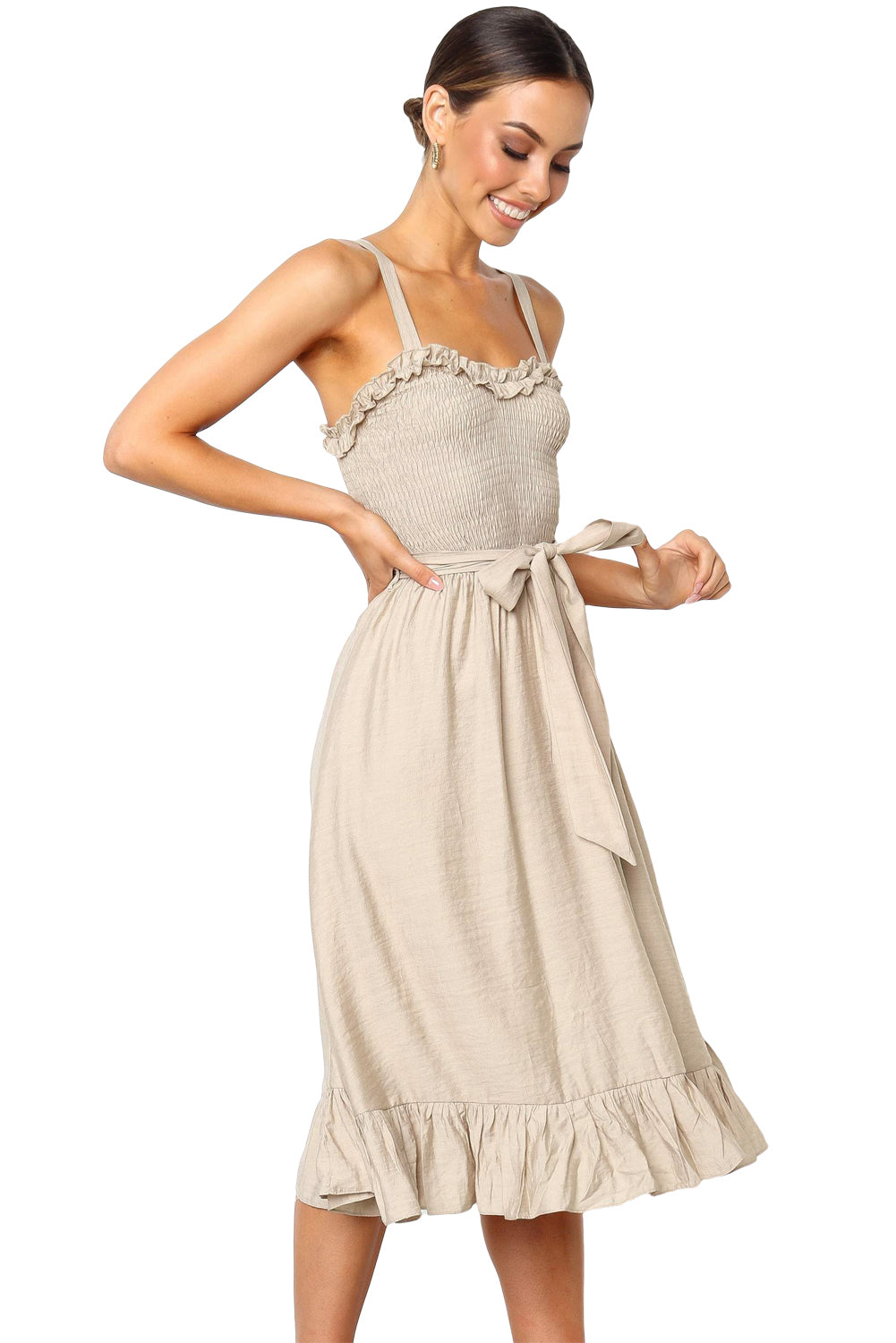 Nude Arlette Dress