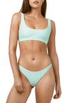 Light Blue Sporty Fashion Bikini Bathing Suit
