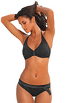Black Buffalo Bikini with Contrast Details